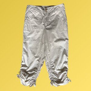 Capri Pants Vintage with Leg Drawstrings